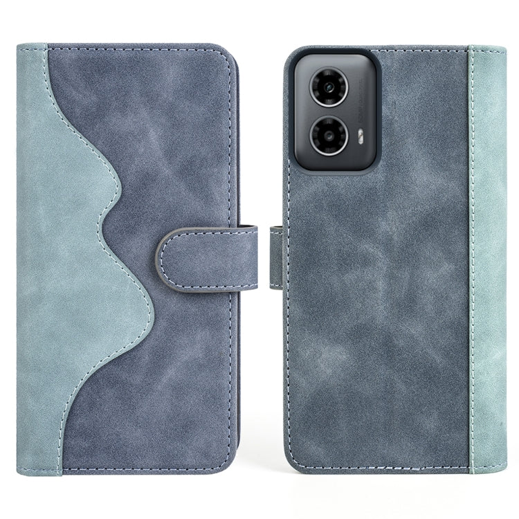For Motolora Moto G34 Stitching Horizontal Flip Leather Phone Case