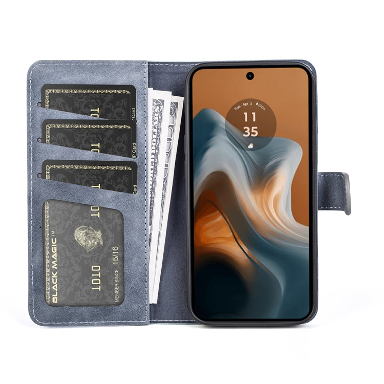 For Motolora Moto G34 Stitching Horizontal Flip Leather Phone Case