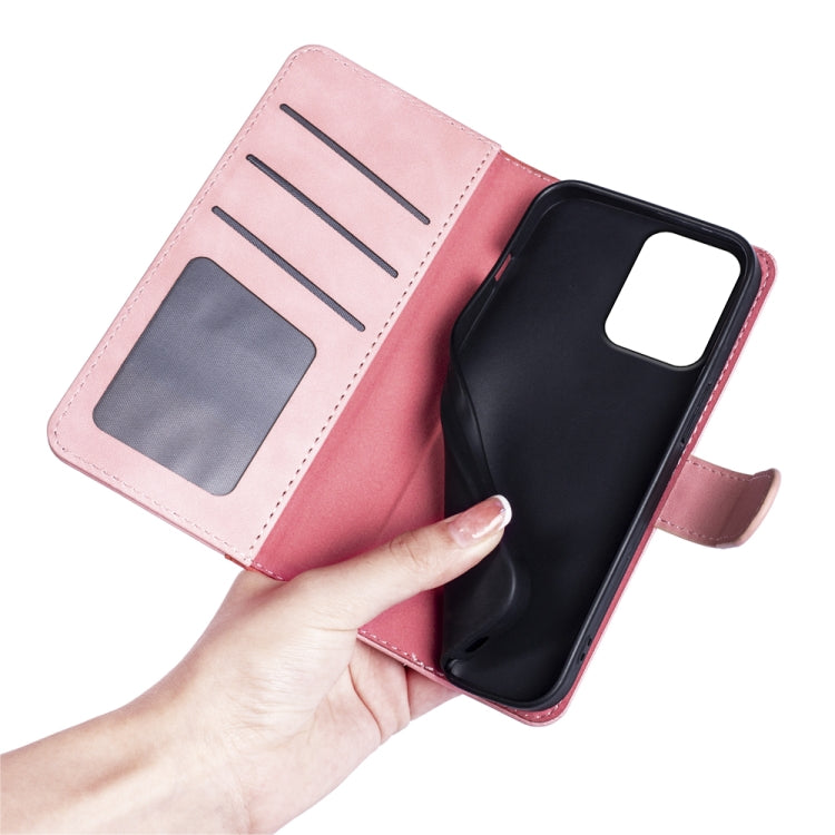 For Motolora Moto G34 Stitching Horizontal Flip Leather Phone Case