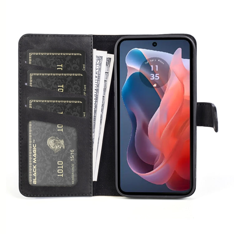 For Motorola Moto G Play 2024 Stitching Horizontal Flip Leather Phone Case