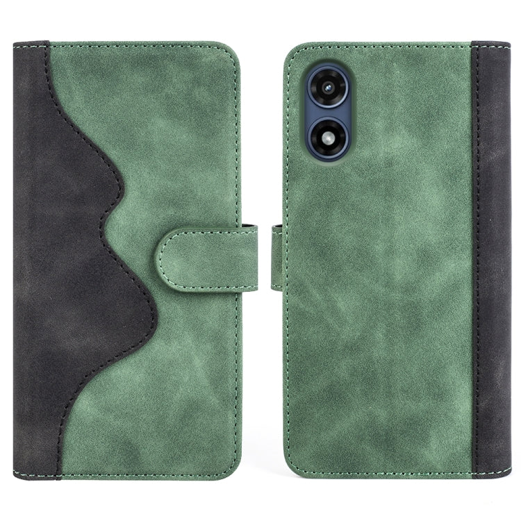 For Motorola Moto G Play 2024 Stitching Horizontal Flip Leather Phone Case