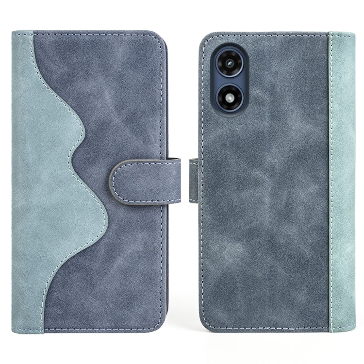 For Motorola Moto G Play 2024 Stitching Horizontal Flip Leather Phone Case