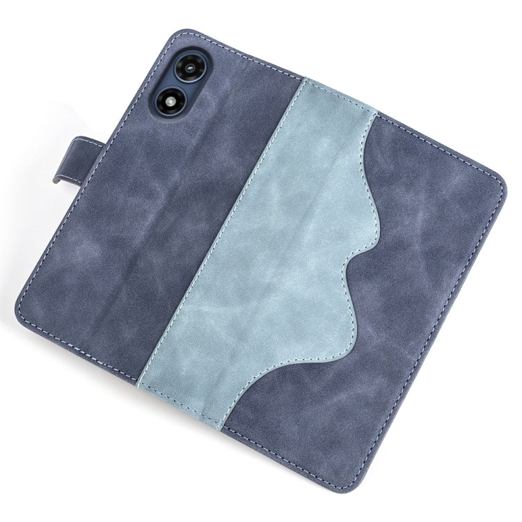 For Motorola Moto G Play 2024 Stitching Horizontal Flip Leather Phone Case