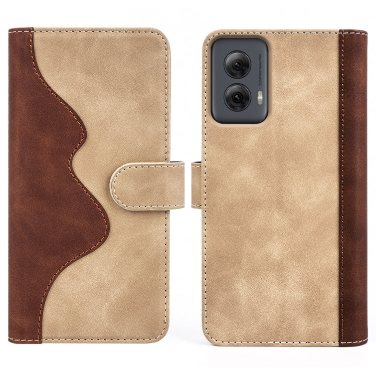 For Motolora Moto G Power 5G 2024 Stitching Horizontal Flip Leather Phone Case