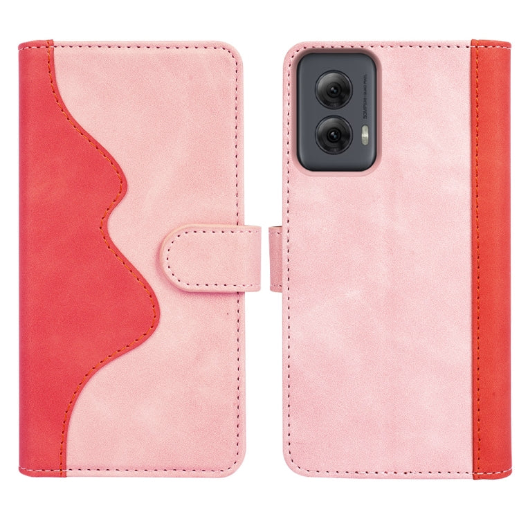 For Motolora Moto G Power 5G 2024 Stitching Horizontal Flip Leather Phone Case
