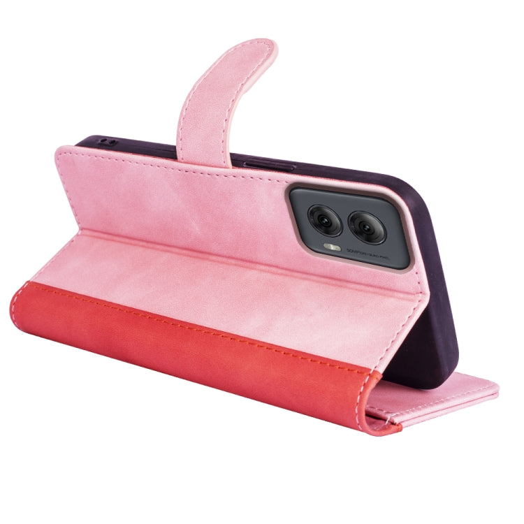 For Motolora Moto G Power 5G 2024 Stitching Horizontal Flip Leather Phone Case