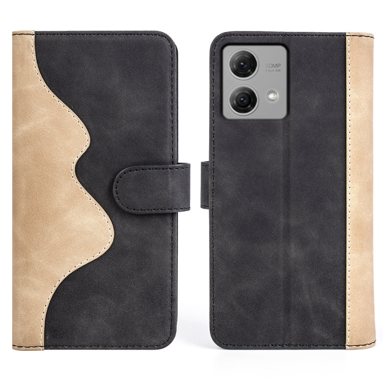 For Motolora Moto G84 Stitching Horizontal Flip Leather Phone Case