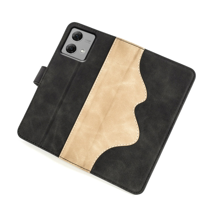 For Motolora Moto G84 Stitching Horizontal Flip Leather Phone Case