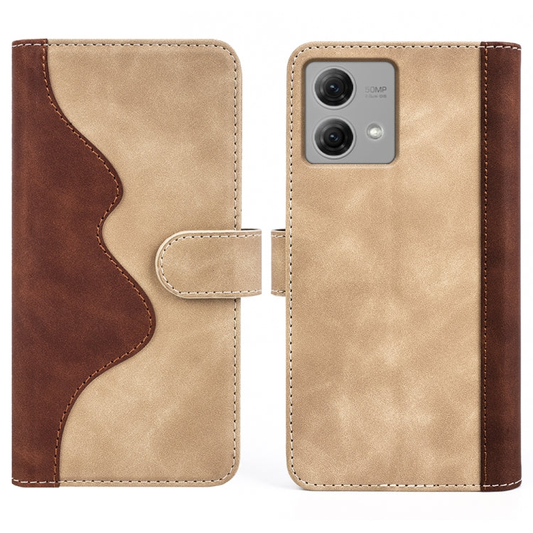 For Motolora Moto G84 Stitching Horizontal Flip Leather Phone Case