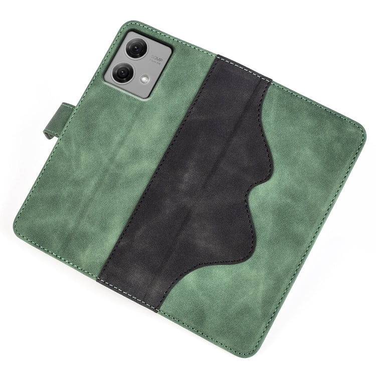 For Motolora Moto G84 Stitching Horizontal Flip Leather Phone Case