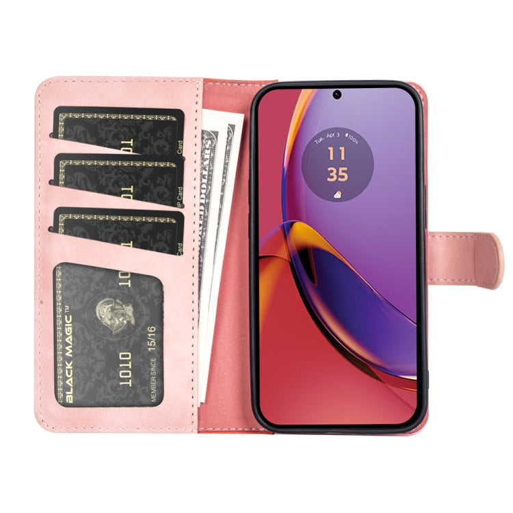 For Motolora Moto G84 Stitching Horizontal Flip Leather Phone Case