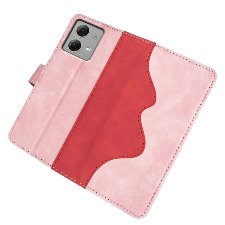 For Motolora Moto G84 Stitching Horizontal Flip Leather Phone Case