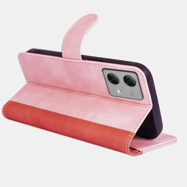 For Motolora Moto G84 Stitching Horizontal Flip Leather Phone Case