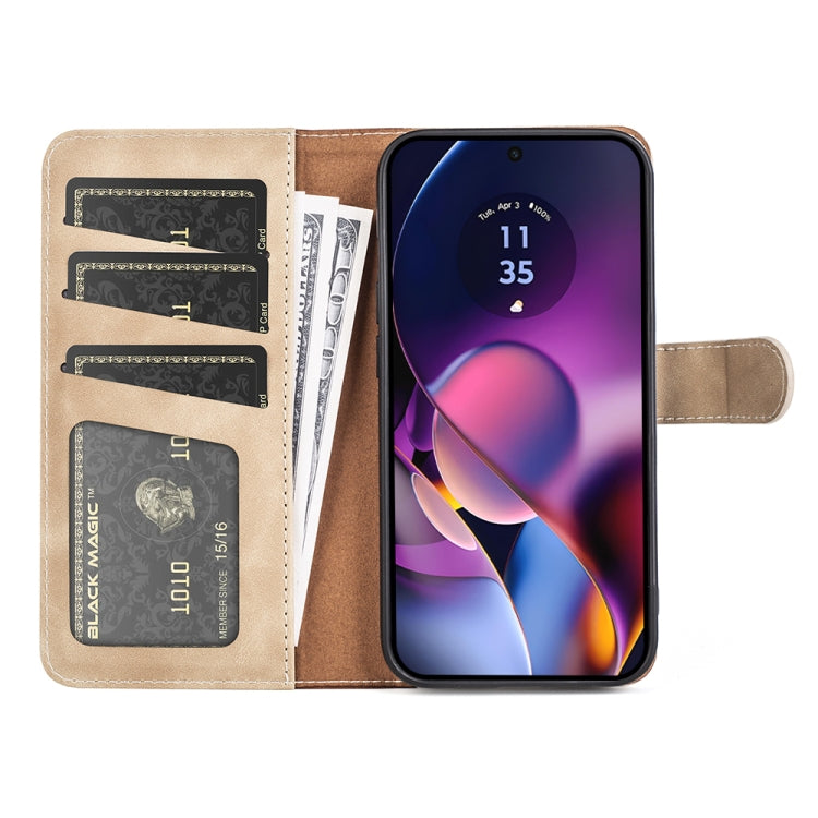 For Motolora Moto G54 Stitching Horizontal Flip Leather Phone Case