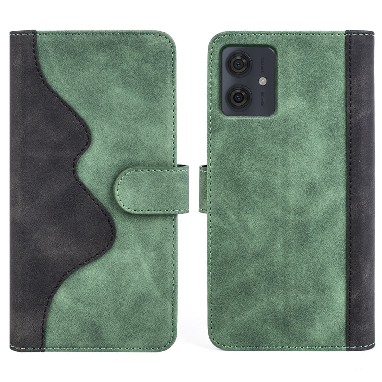 For Motolora Moto G54 Stitching Horizontal Flip Leather Phone Case