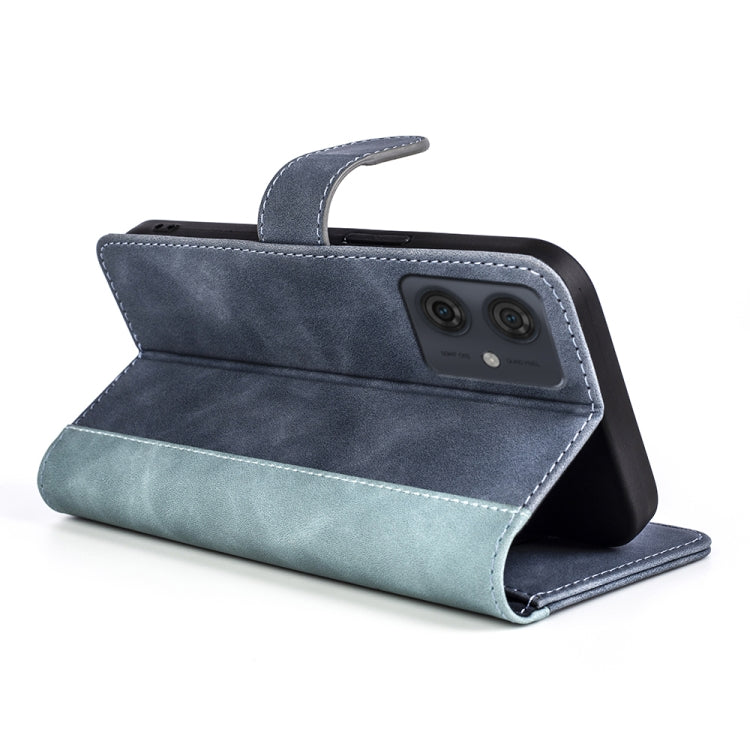 For Motolora Moto G54 Stitching Horizontal Flip Leather Phone Case