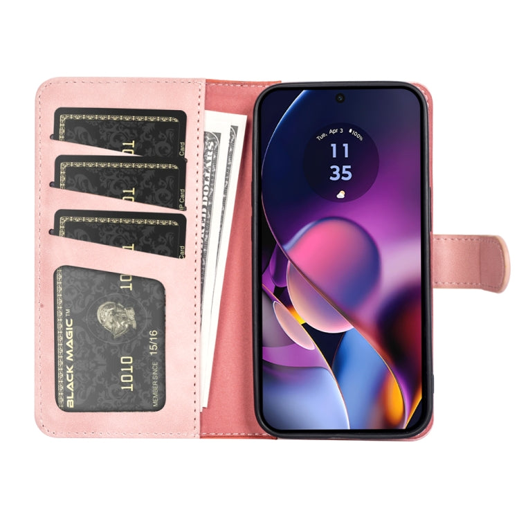 For Motolora Moto G54 Stitching Horizontal Flip Leather Phone Case