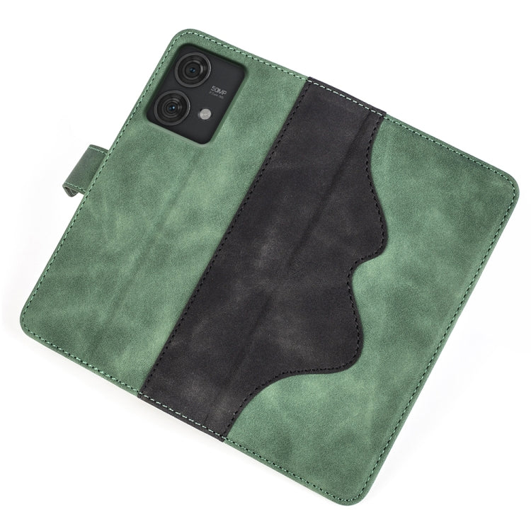 For Motolora Edge 40 Neo Stitching Horizontal Flip Leather Phone Case