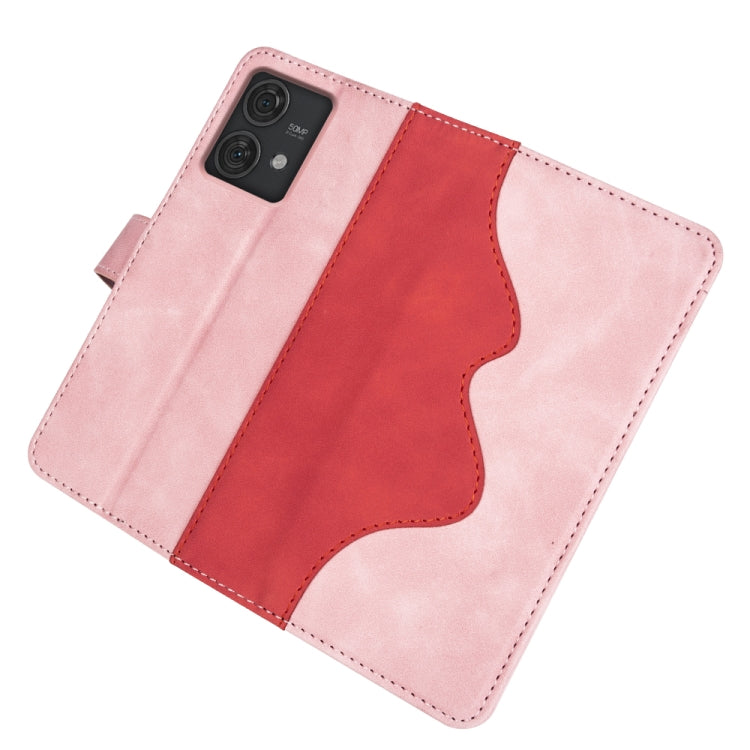 For Motolora Edge 40 Neo Stitching Horizontal Flip Leather Phone Case