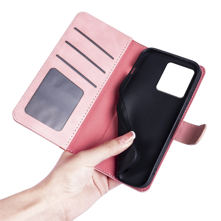 For Motolora Edge 40 Neo Stitching Horizontal Flip Leather Phone Case