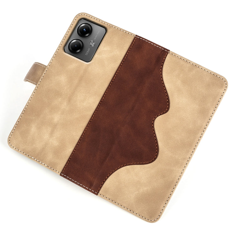 For Motolora Moto G14 Stitching Horizontal Flip Leather Phone Case