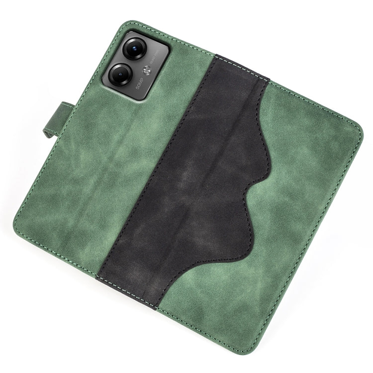 For Motolora Moto G14 Stitching Horizontal Flip Leather Phone Case