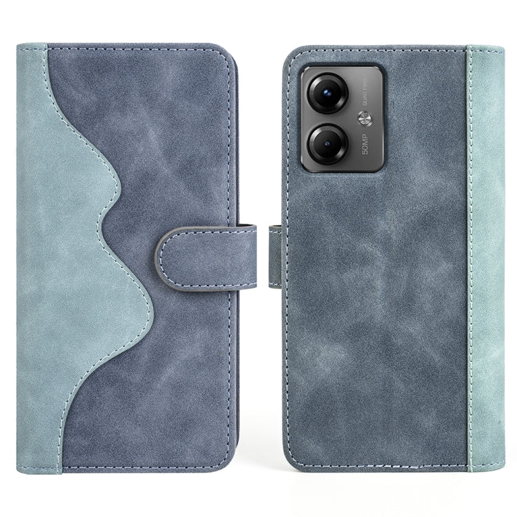 For Motolora Moto G14 Stitching Horizontal Flip Leather Phone Case
