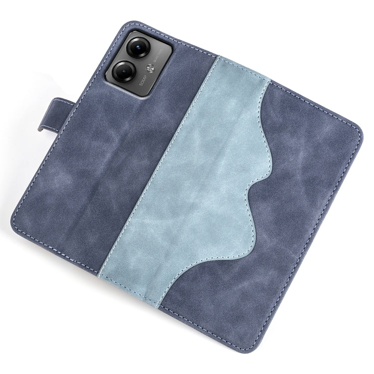 For Motolora Moto G14 Stitching Horizontal Flip Leather Phone Case