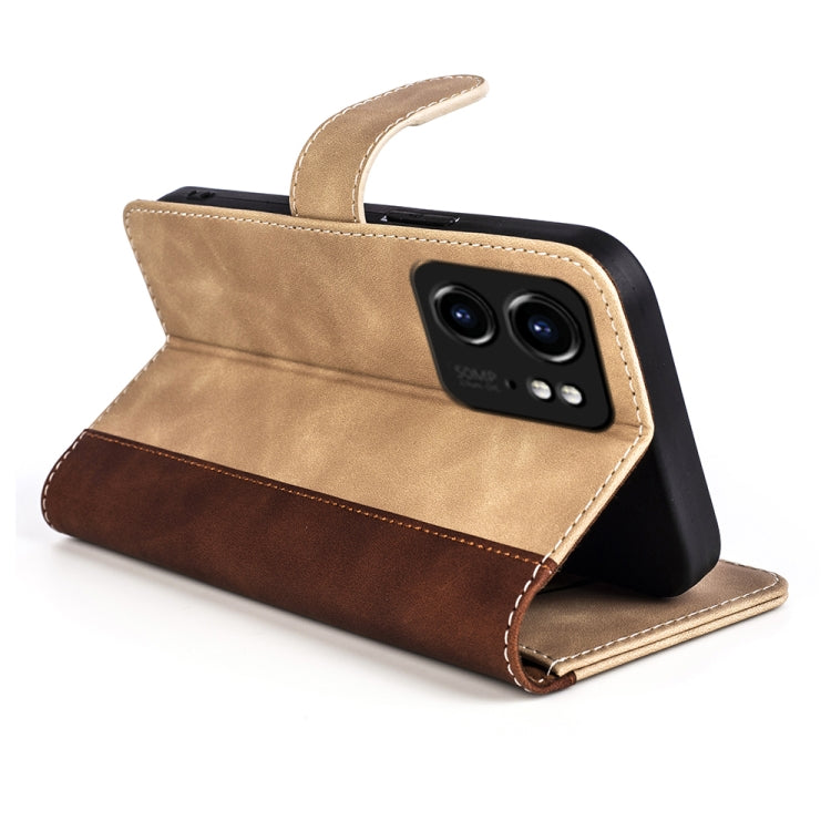 For Motolora Edge 40 Stitching Horizontal Flip Leather Phone Case