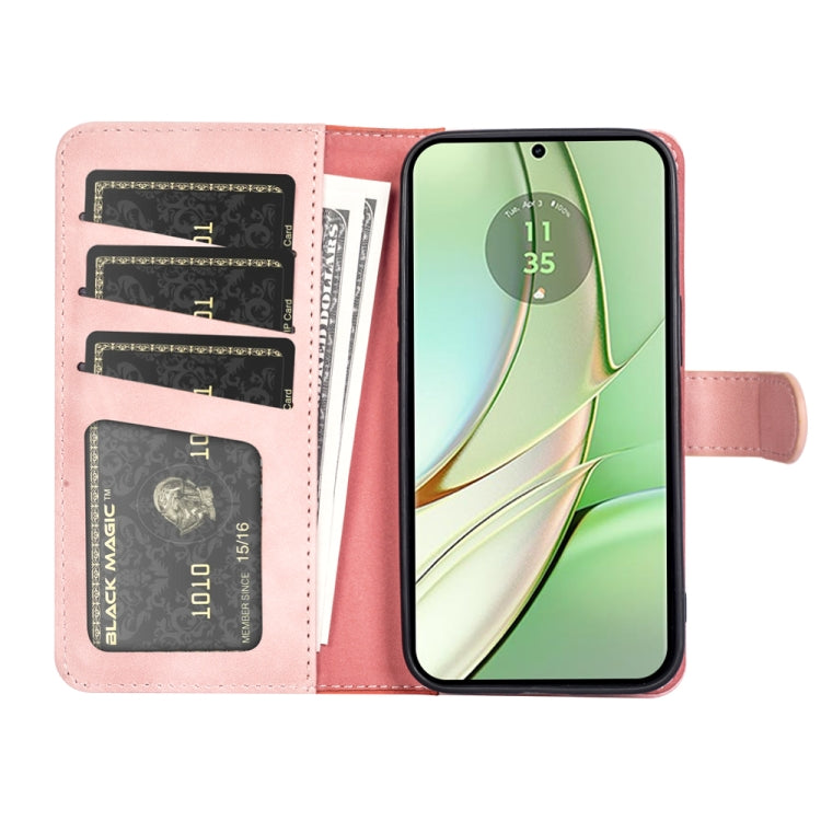 For Motolora Edge 40 Stitching Horizontal Flip Leather Phone Case