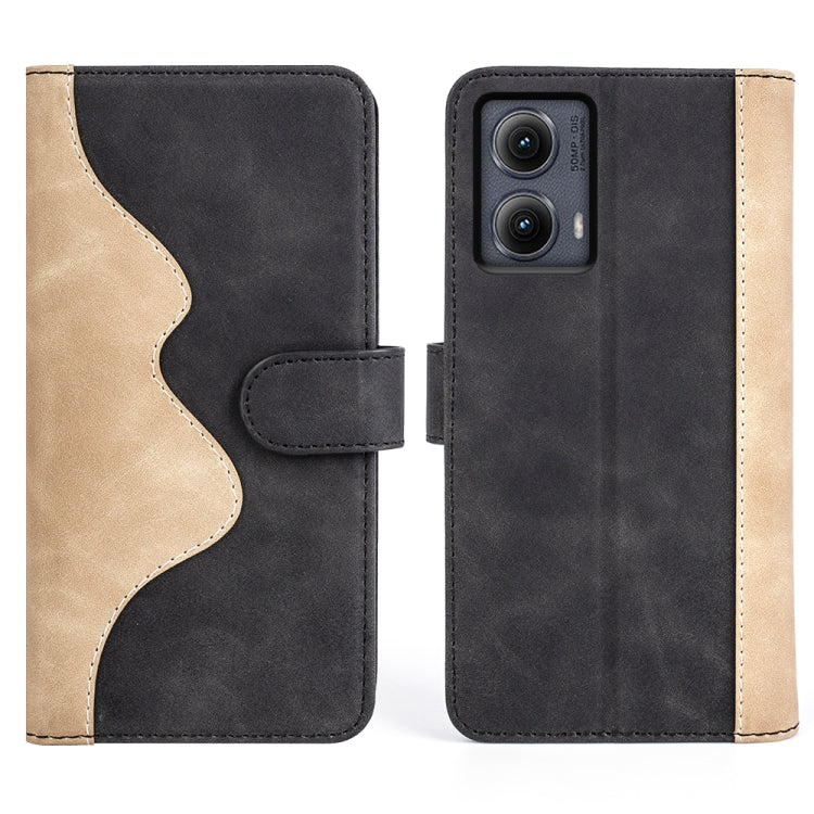 For Motolora Edge 5G 2024 Stitching Horizontal Flip Leather Phone Case
