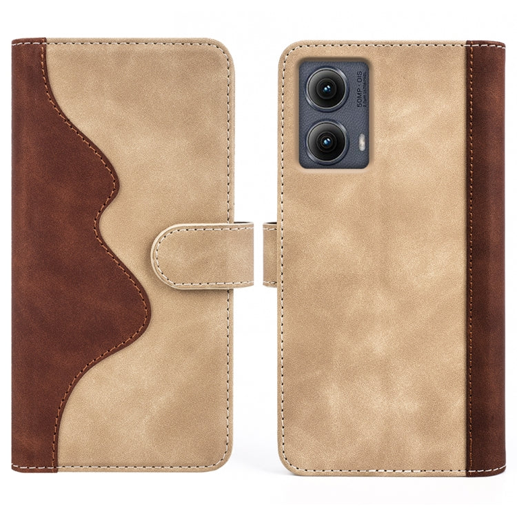 For Motolora Edge 5G 2024 Stitching Horizontal Flip Leather Phone Case