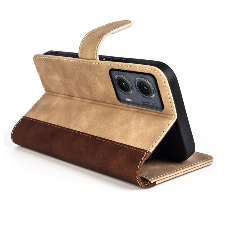 For Motolora Edge 5G 2024 Stitching Horizontal Flip Leather Phone Case