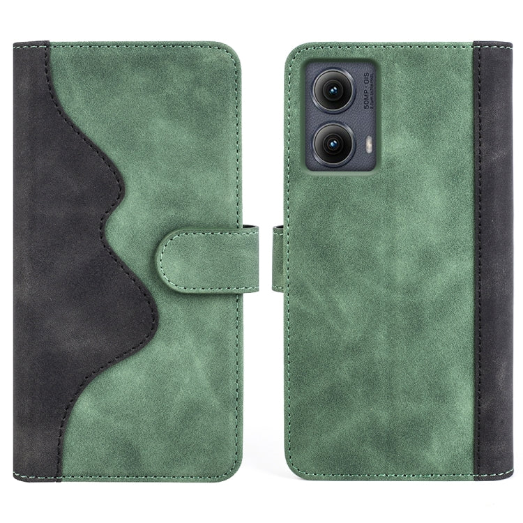 For Motolora Edge 5G 2024 Stitching Horizontal Flip Leather Phone Case