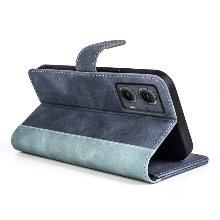 For Motolora Edge 5G 2024 Stitching Horizontal Flip Leather Phone Case