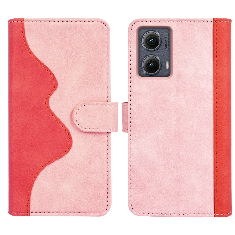 For Motolora Edge 5G 2024 Stitching Horizontal Flip Leather Phone Case