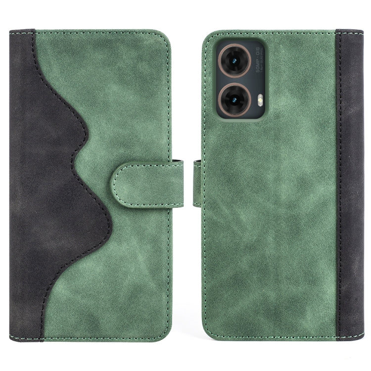 For Motolora Moto G85 5G Stitching Horizontal Flip Leather Phone Case