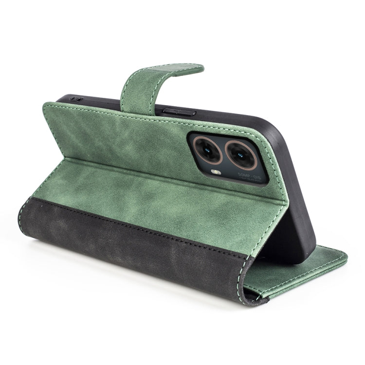 For Motolora Moto G85 5G Stitching Horizontal Flip Leather Phone Case