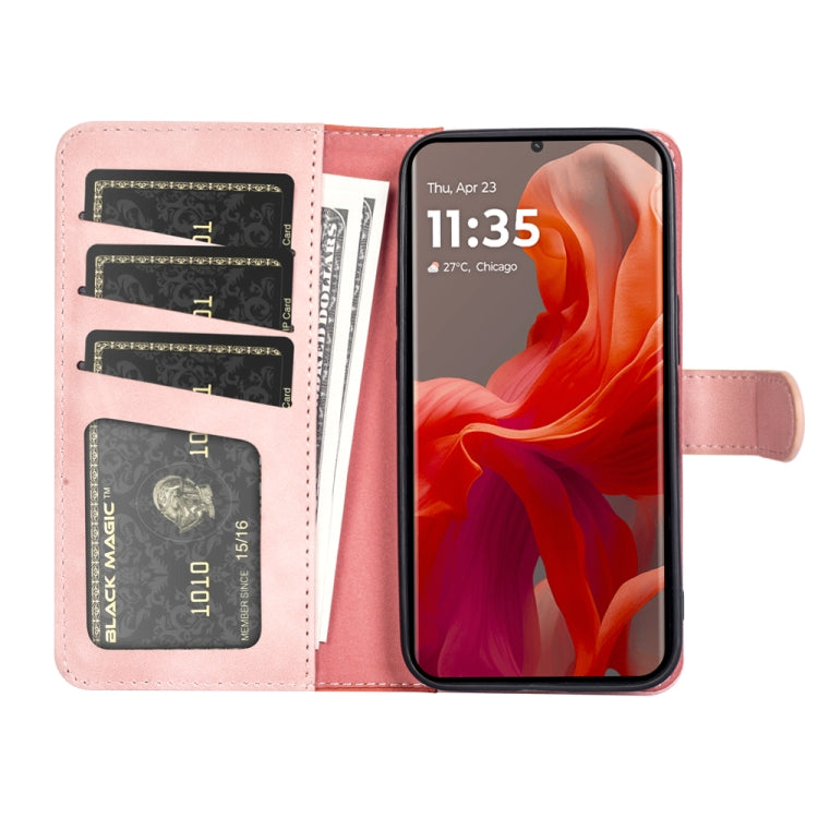 For Motolora Moto G85 5G Stitching Horizontal Flip Leather Phone Case