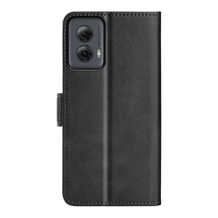 For Motorola Moto G Power 5G 2024 Dual-side Magnetic Buckle Horizontal Flip Leather Phone Case