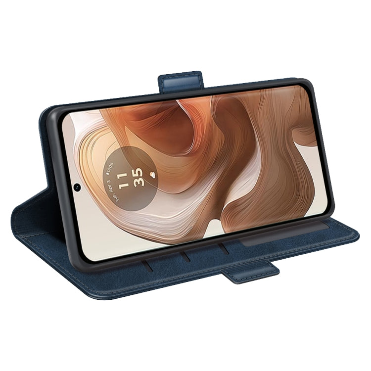 For Motorola Edge 50 Ultra Dual-side Magnetic Buckle Horizontal Flip Leather Phone Case