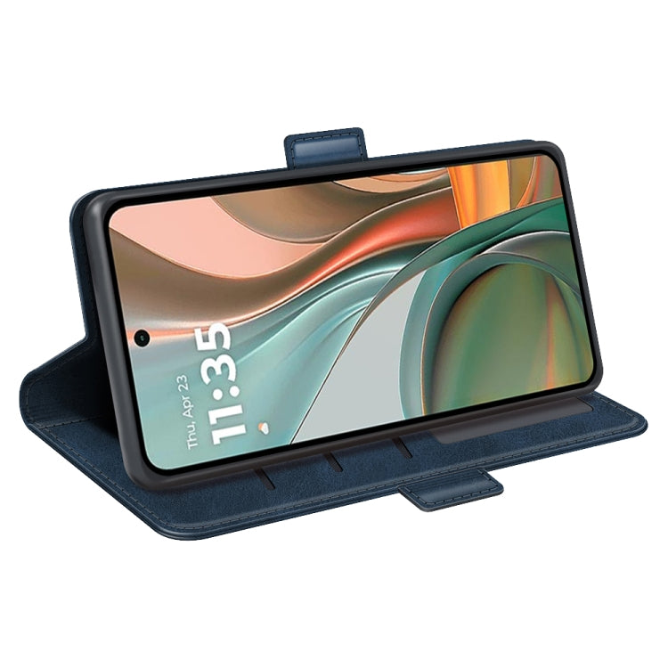 For Motorola Moto G75 5G Dual-side Magnetic Buckle Horizontal Flip Leather Phone Case