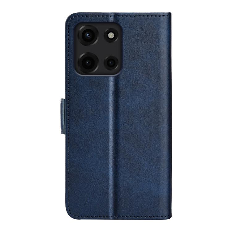 For Motorola Moto G 5G 2025 Dual-side Magnetic Buckle Horizontal Flip Leather Phone Case