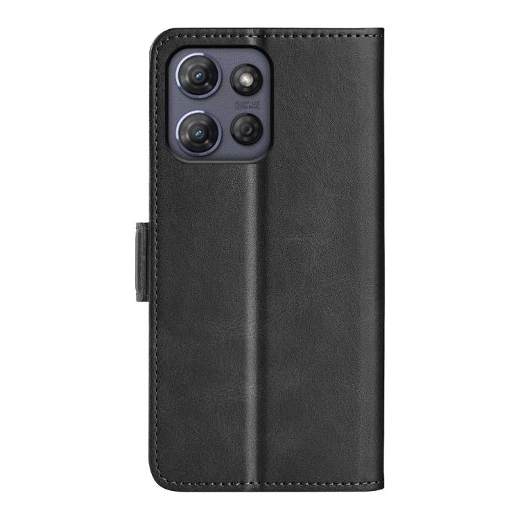 For Motorola Moto G Power 2025 Dual-side Magnetic Buckle Horizontal Flip Leather Phone Case