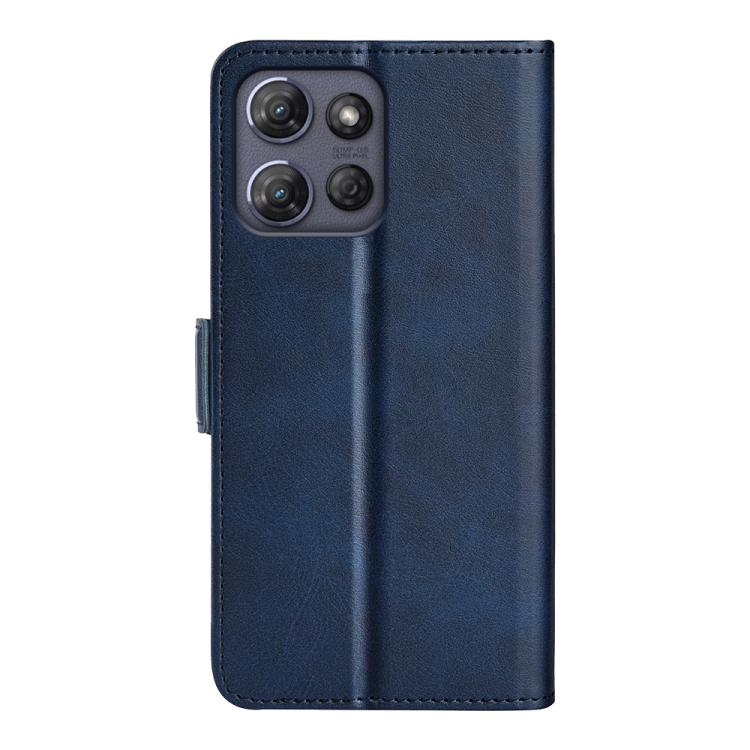 For Motorola Moto G Power 2025 Dual-side Magnetic Buckle Horizontal Flip Leather Phone Case