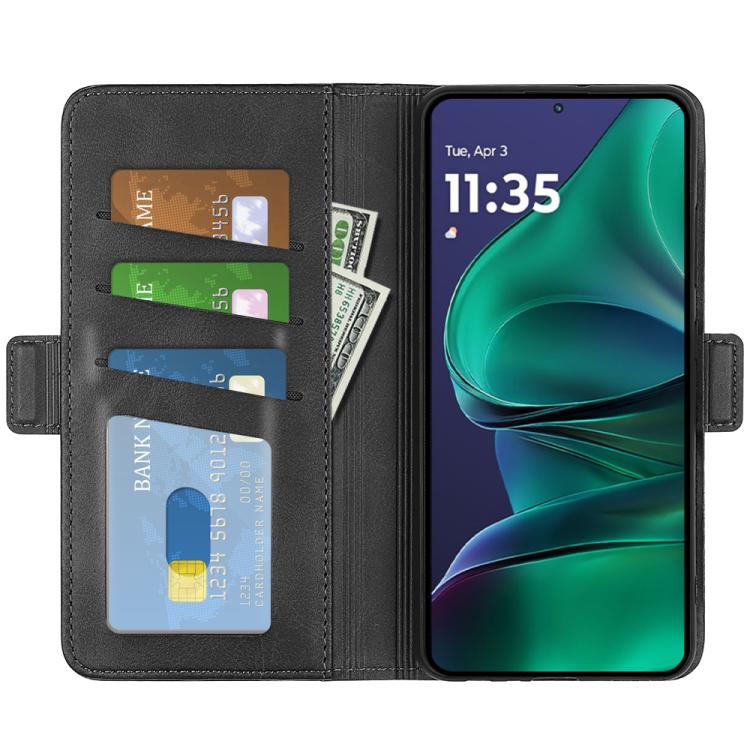 For Motorola Moto G Stylus 5G 2025 Dual-side Magnetic Buckle Horizontal Flip Leather Phone Case