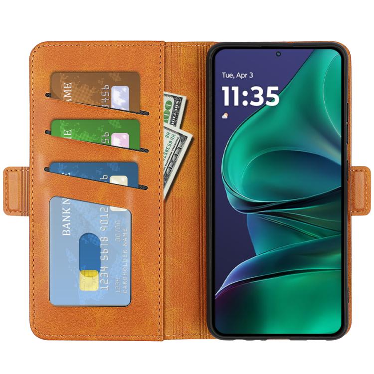 For Motorola Moto G Stylus 5G 2025 Dual-side Magnetic Buckle Horizontal Flip Leather Phone Case
