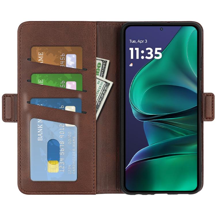 For Motorola Moto G Stylus 5G 2025 Dual-side Magnetic Buckle Horizontal Flip Leather Phone Case
