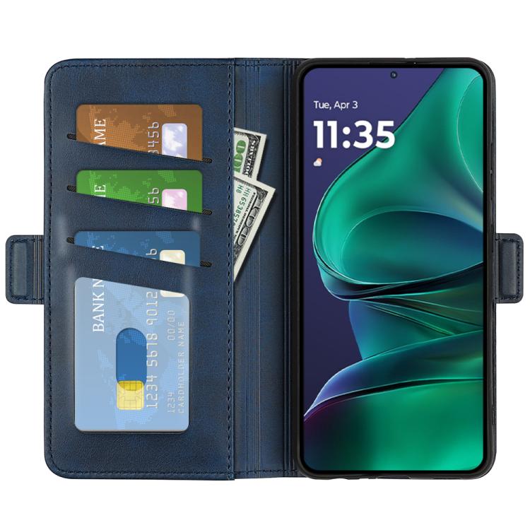For Motorola Moto G Stylus 5G 2025 Dual-side Magnetic Buckle Horizontal Flip Leather Phone Case