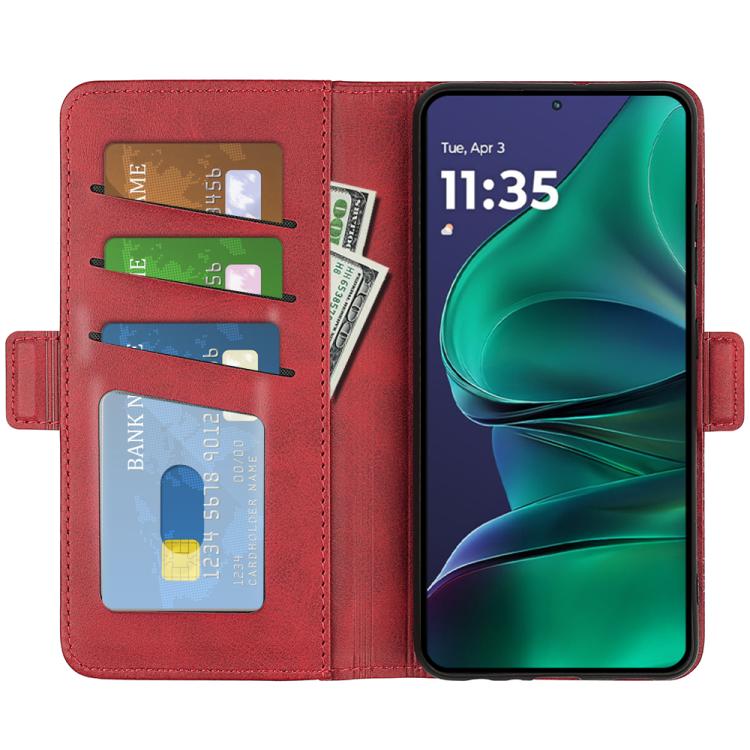 For Motorola Moto G Stylus 5G 2025 Dual-side Magnetic Buckle Horizontal Flip Leather Phone Case